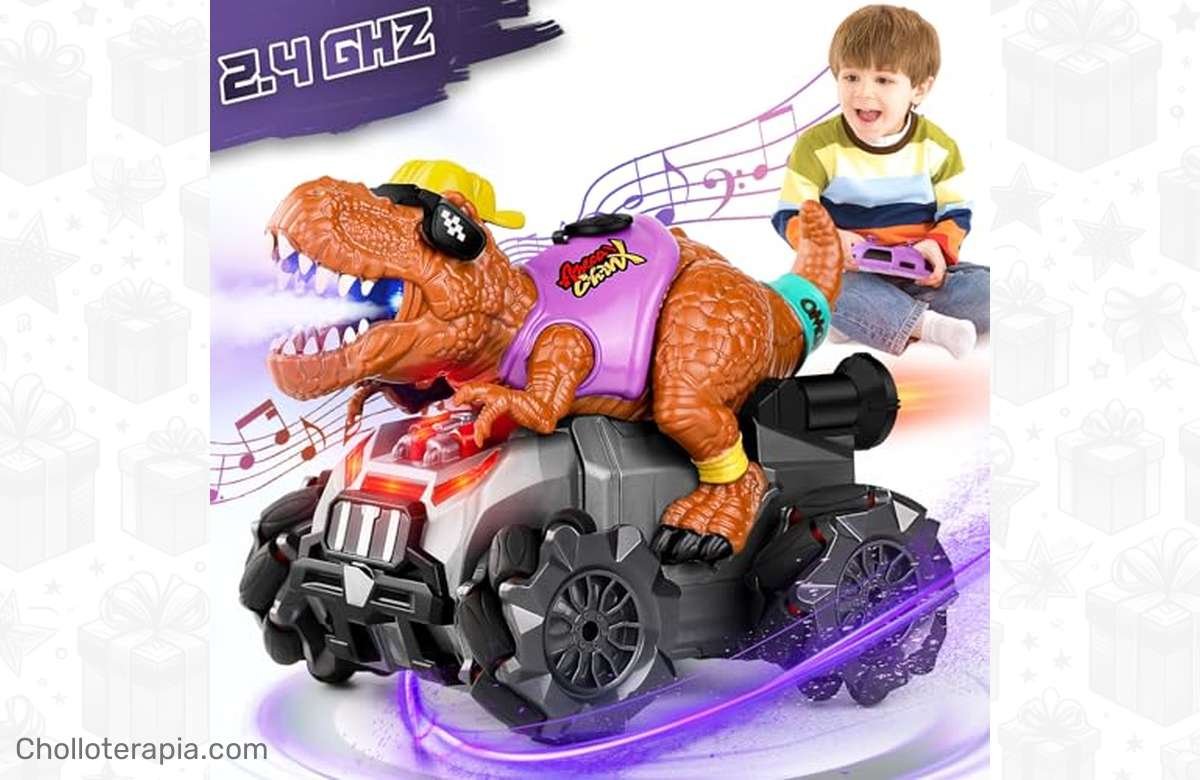 ¡Descuento del 71% en coche teledirigido dinosaurio! ¡No te quedes sin el tuyo y sorprende a los más pequeños!