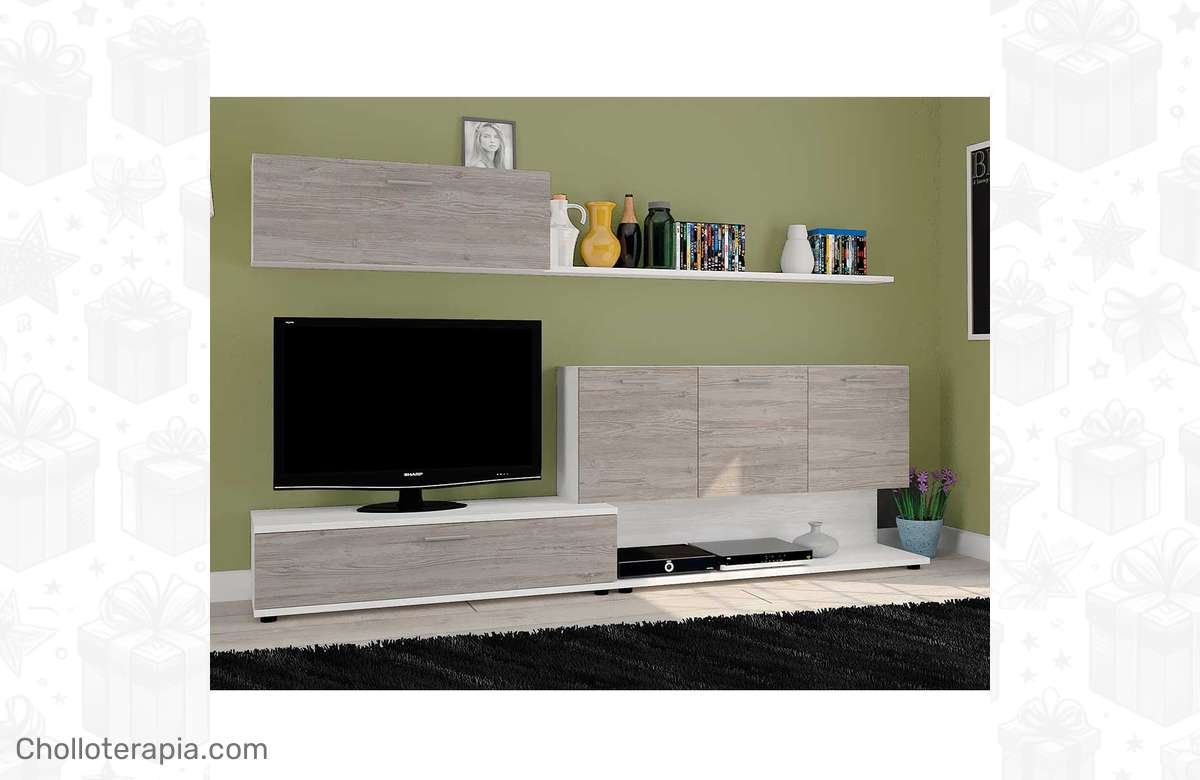 ¡Descuento increíble! Composición Salón Aga 250 cm a precio de locura. ¡Corre que vuelan!