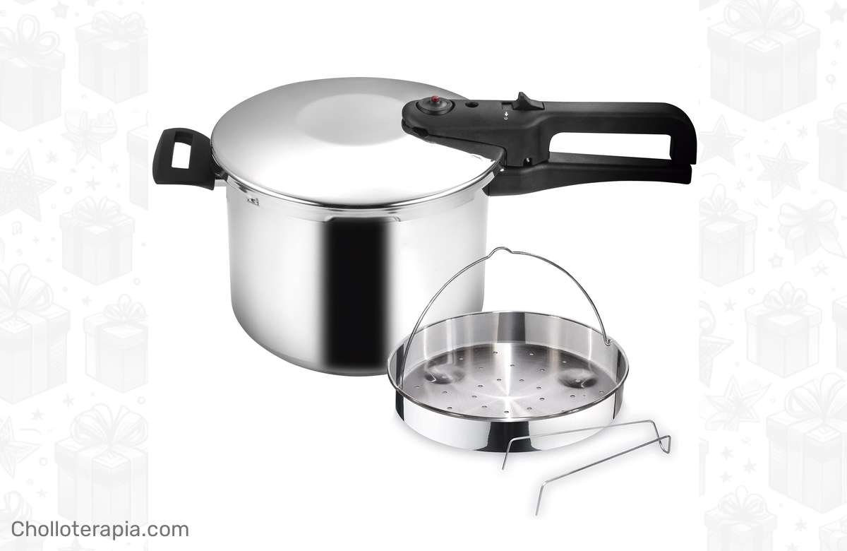 ¡Descuento increíble! Compra ya tu Olla a presión Magefesa® Mage de 6 litros. ¡No te quedes sin la tuya!