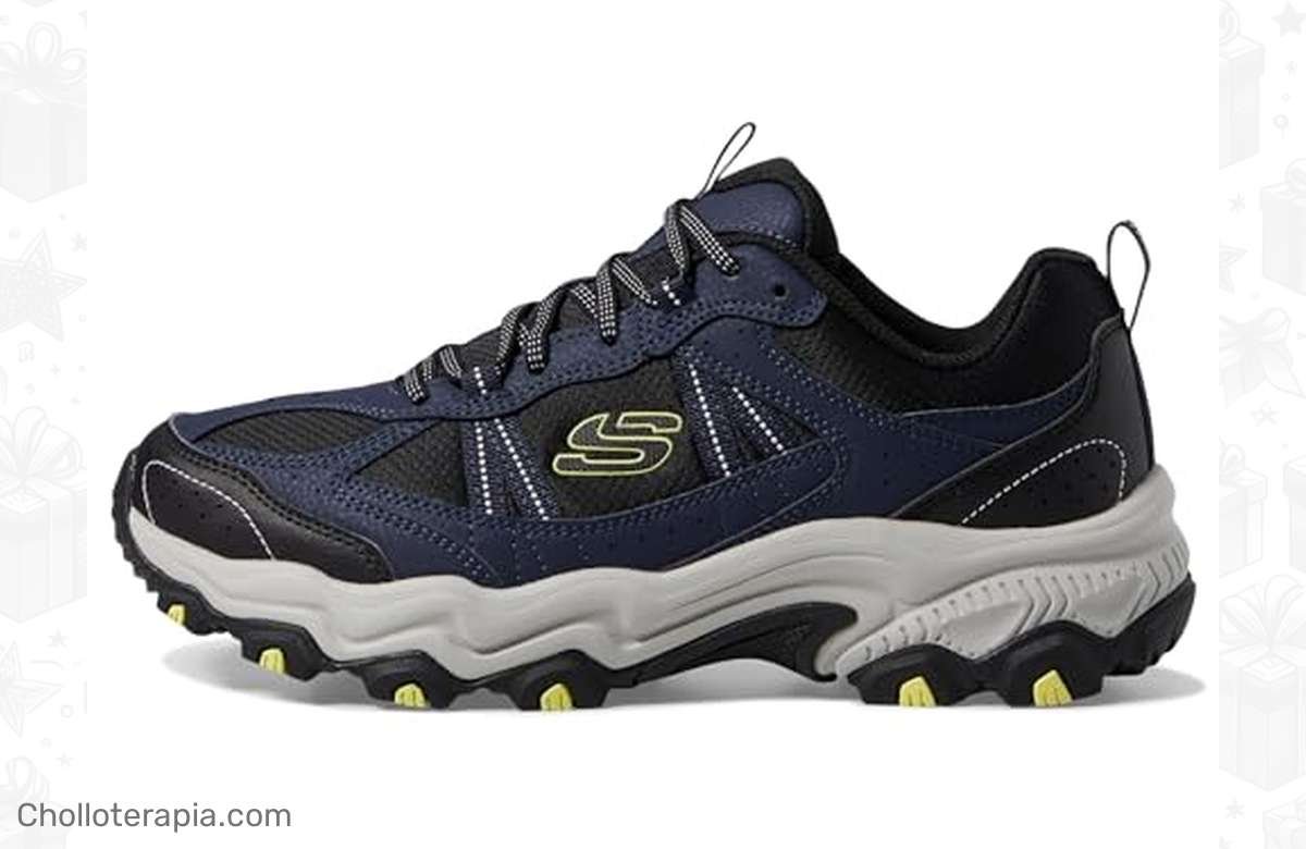 ¡Descuento insuperable! Skechers Resistencia en Trekking Corte Bajo Hombre ¡No te lo pierdas!