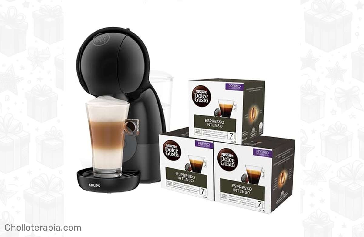 ¡Disfruta del café perfecto en segundos con esta cafetera Krups!