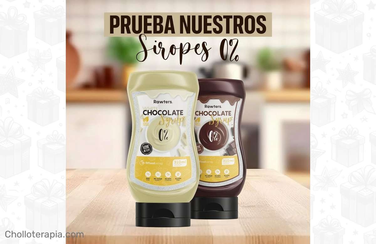 ¡Dulce tentación para tus postres! Sirope Chocolate Blanco 0%: ¡Descubre el toque perfecto!