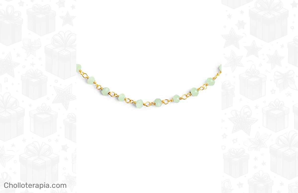 ¡El collar de cristales Jade de Singuláru: el detalle que marcará la diferencia en tus outfits! ¡Dale un toque único a tu estilo!