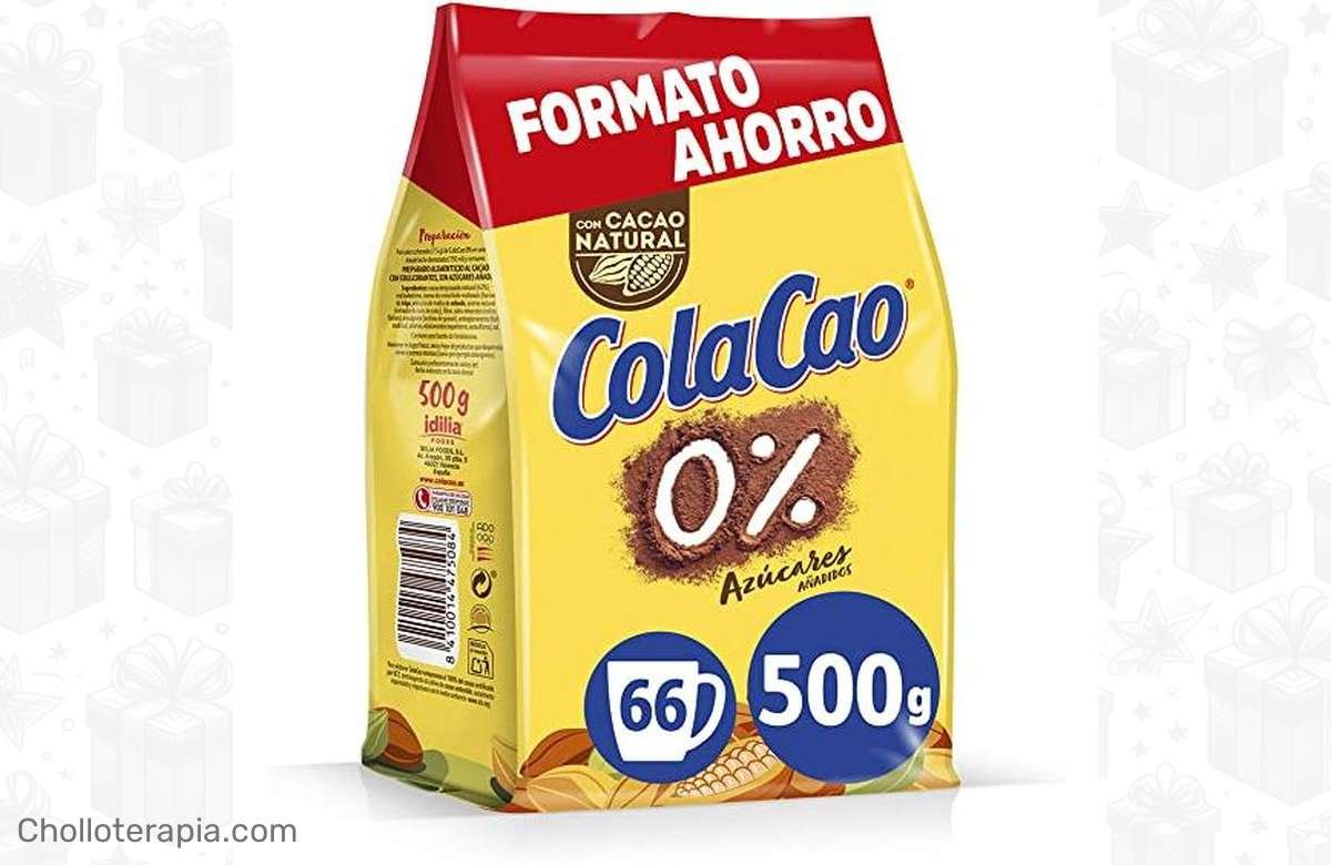 ¡Empieza el día con una risa! Cola-Cao 0% bolsa 500g, el chollo que no puedes dejar pasar