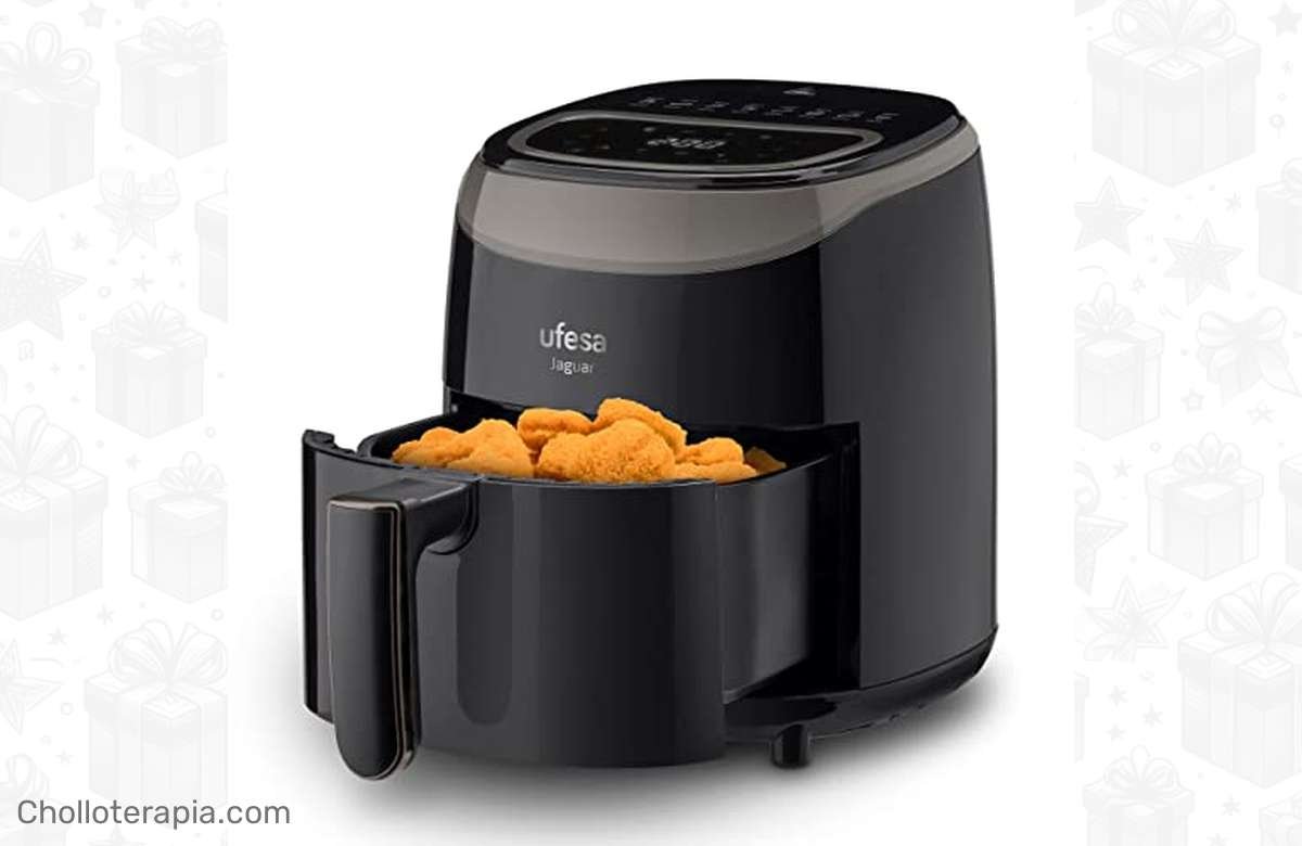 ¡Frita tus comidas favoritas sin aceite con la Freidora de Aire Ufesa Jaguar! ¡30% off en Amazon, corre que se agotan!