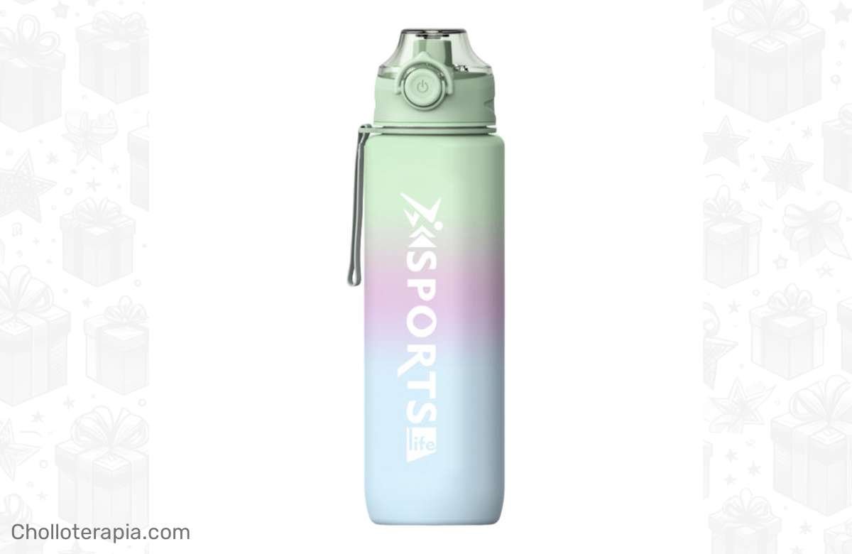 ¡Hidrátate con Estilo y Déjate Inspirar con esta Botella Deportiva de 1 Litro Sin BPA!