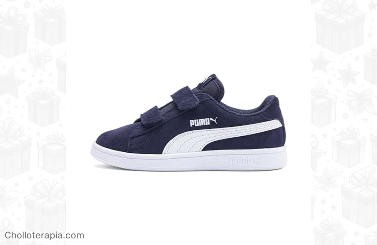 ¡Increíble descuento! Zapatillas PUMA Smash V2 para niño a precio de regalo