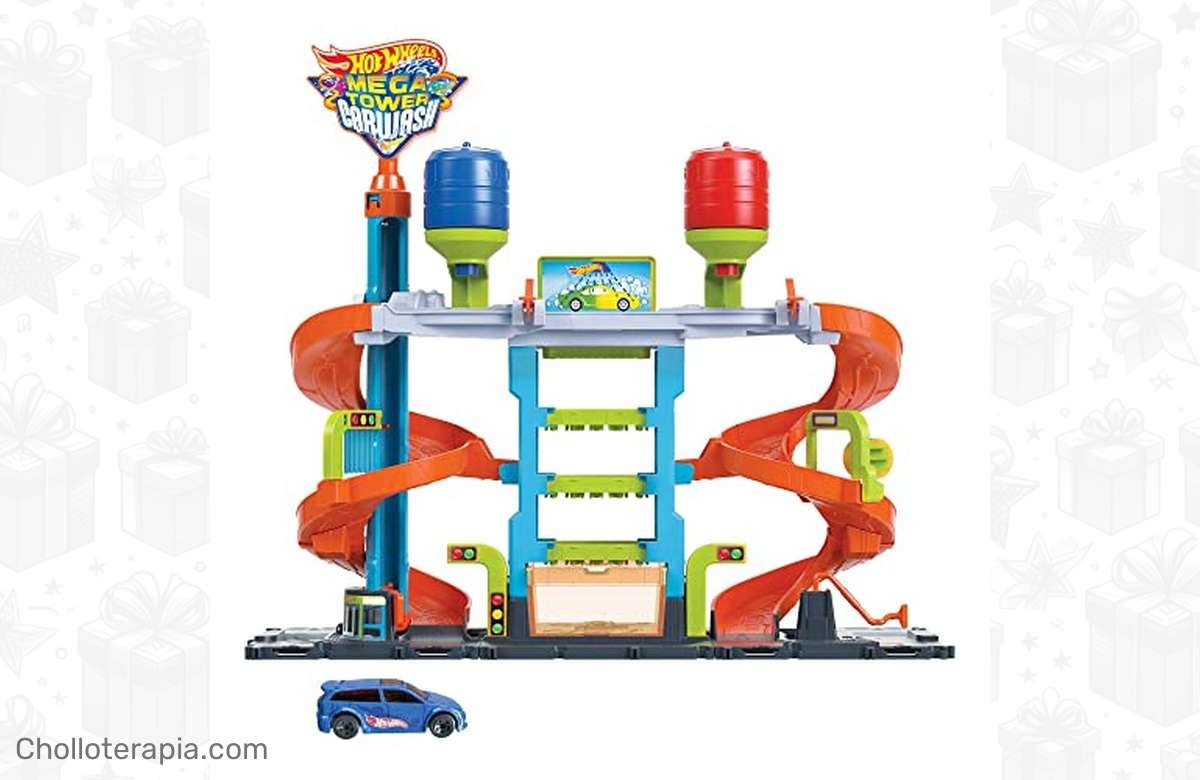 ¡Increíble oportunidad! Torre de lavado Hot Wheels City: diversión acuática garantizada
