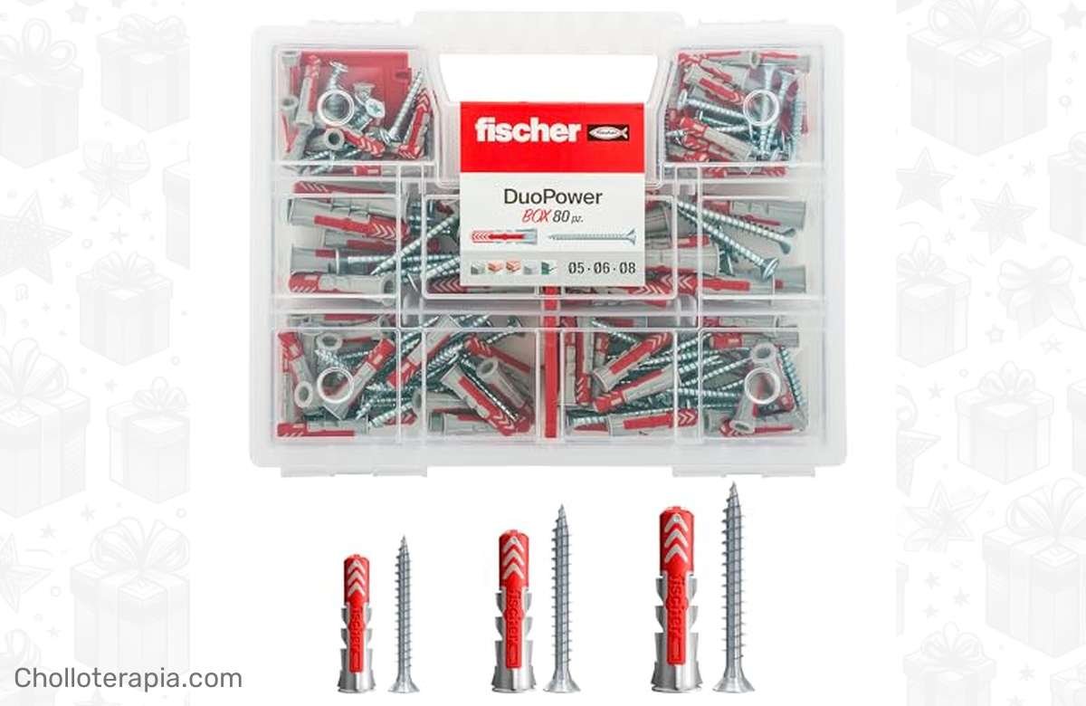 ¡Kit completo para tus proyectos! 160 unidades de Fischer Duopower Tacos. ¡Aprovecha ya!
