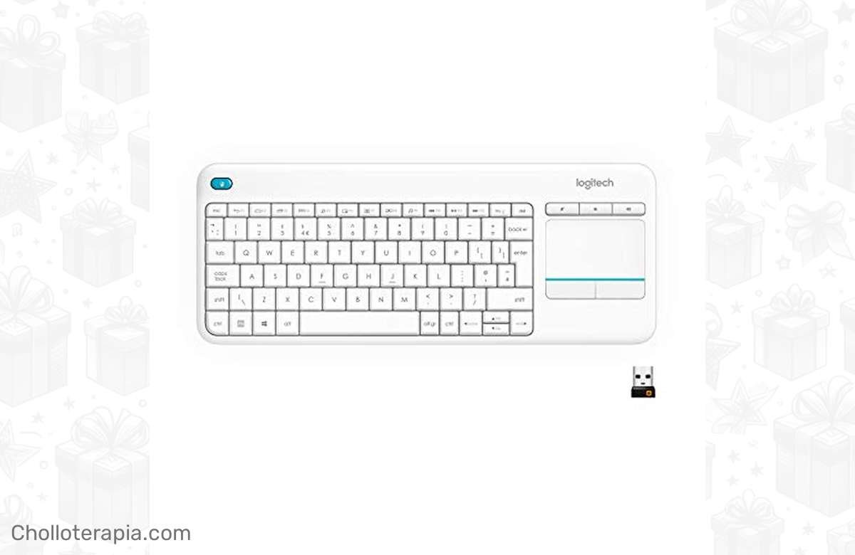 ¡Lleva el entretenimiento a otro nivel con el teclado táctil Logitech K400 a precio único!