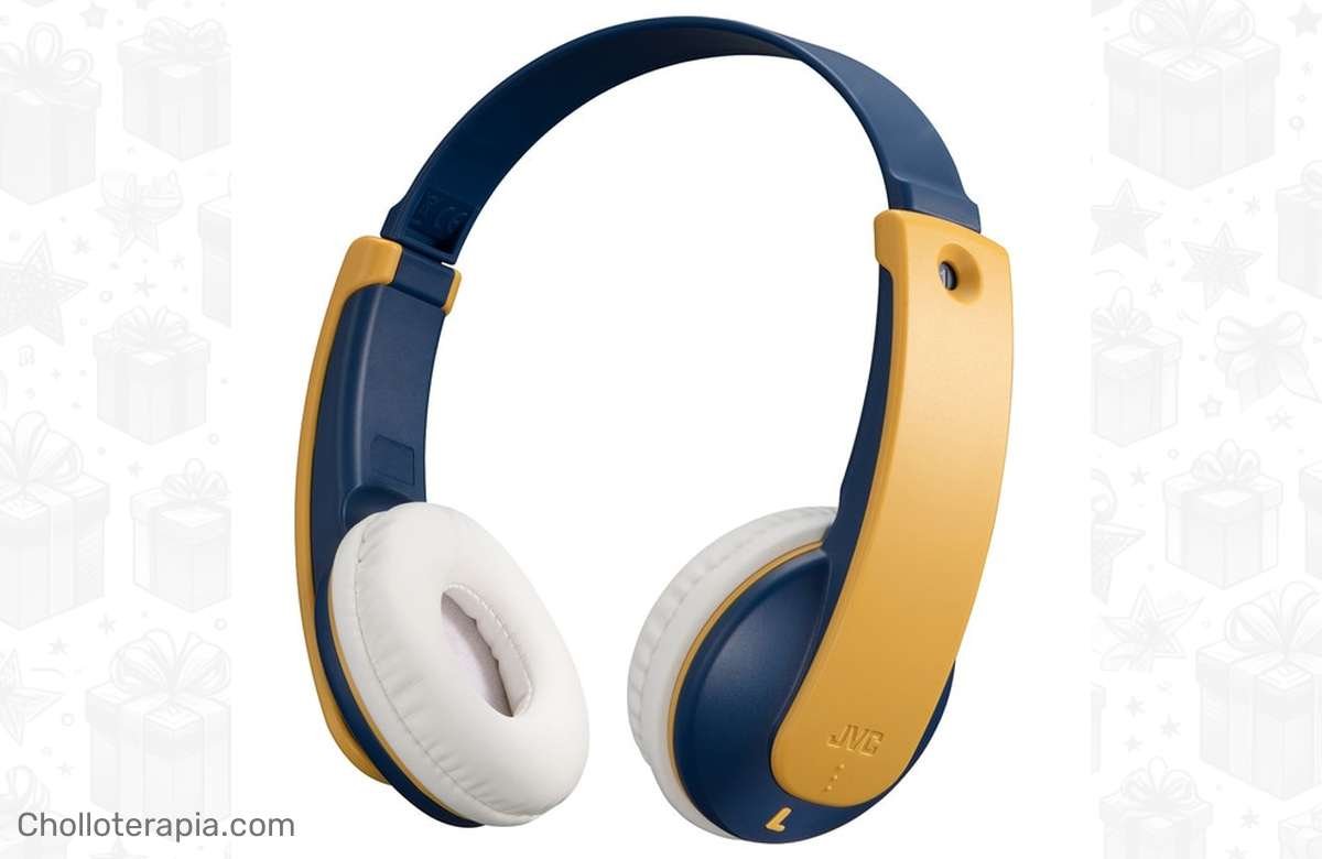 ¡No dejes pasar esta oferta! Auriculares JVC Tinyphones HA-KD10W-Y-E Bluetooth para niños.