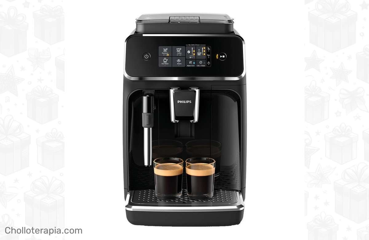 ¡No dejes pasar esta oferta! Cafetera espresso superautomática Philips serie 2200 con espumador de leche ¡Hazte con la tuya ahora!