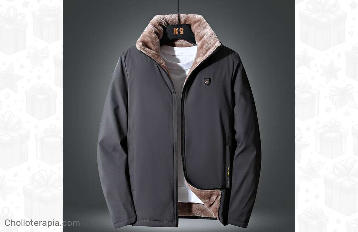 ¡No pases frío este invierno! Descubre la chaqueta de lana gruesa que te mantendrá abrigado con estilo y comodidad