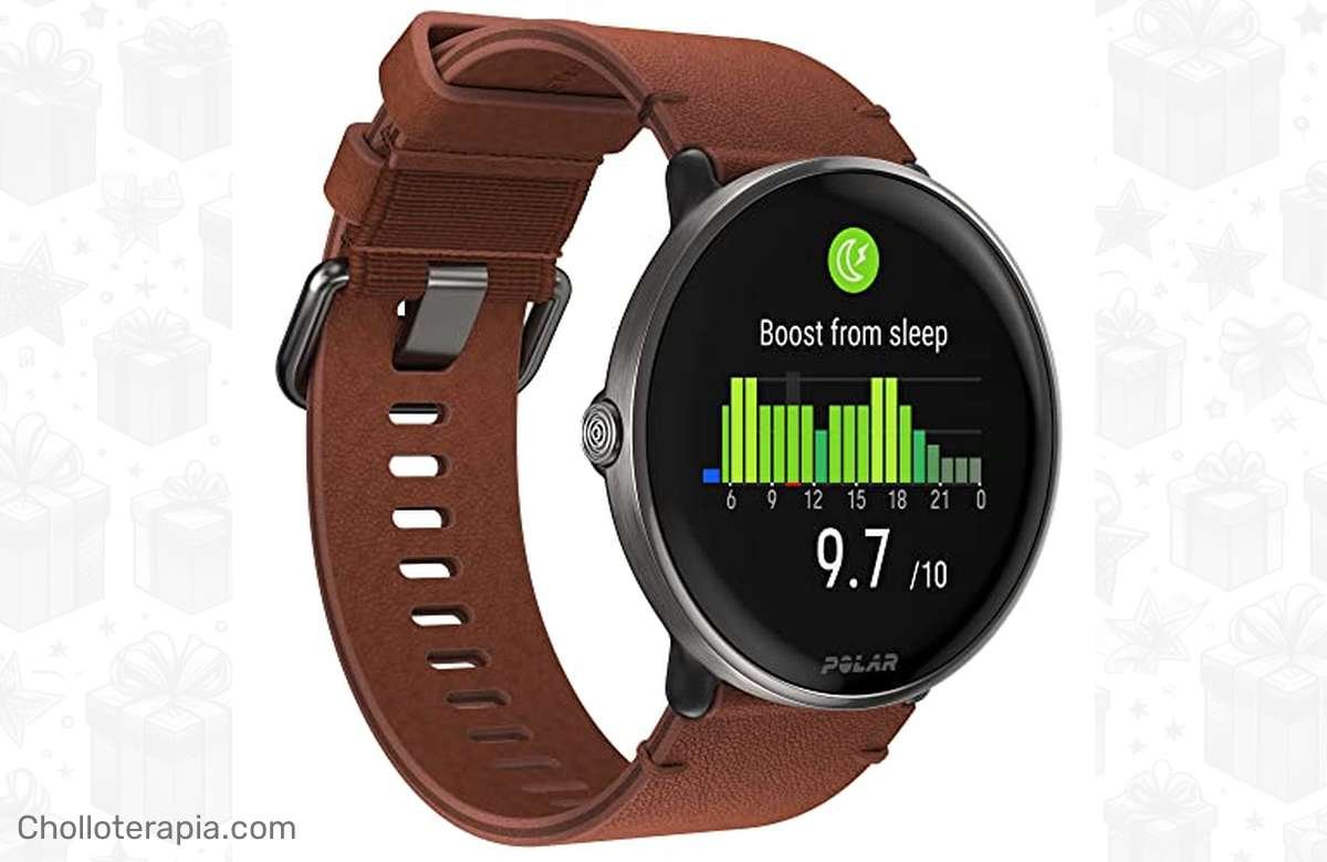 ¡No te pierdas el mega descuento en el Polar Ignite 3 Titanium Fitness Watch en cuero bronce!