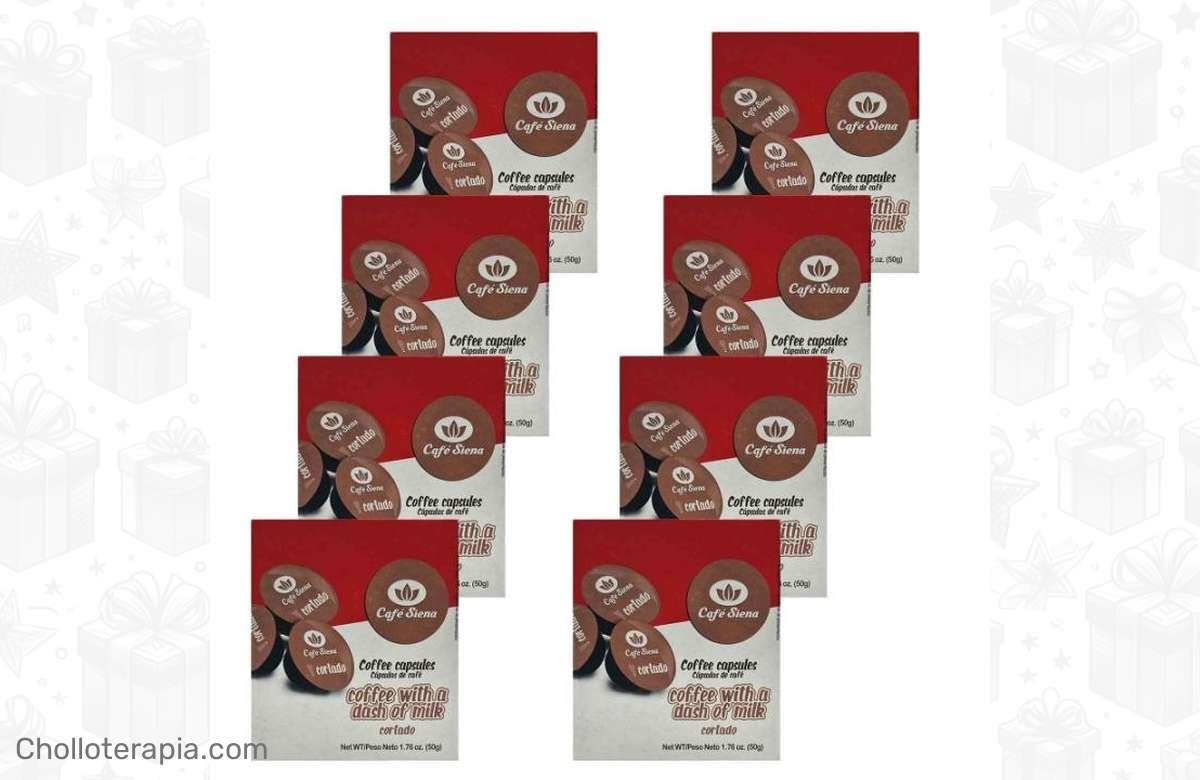 ¡No te pierdas esta ganga! 8 cajas de 10 cápsulas Cortado Siena Dolce Gusto a precio de locura. ¡Corre que vuelan!