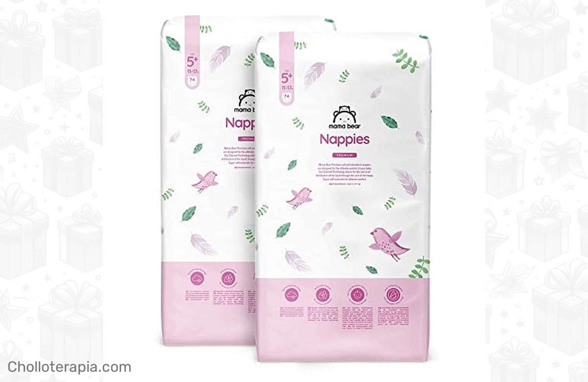 ¡No te pierdas este descuento increíble en pañales premium talla 5+ para Mamás!