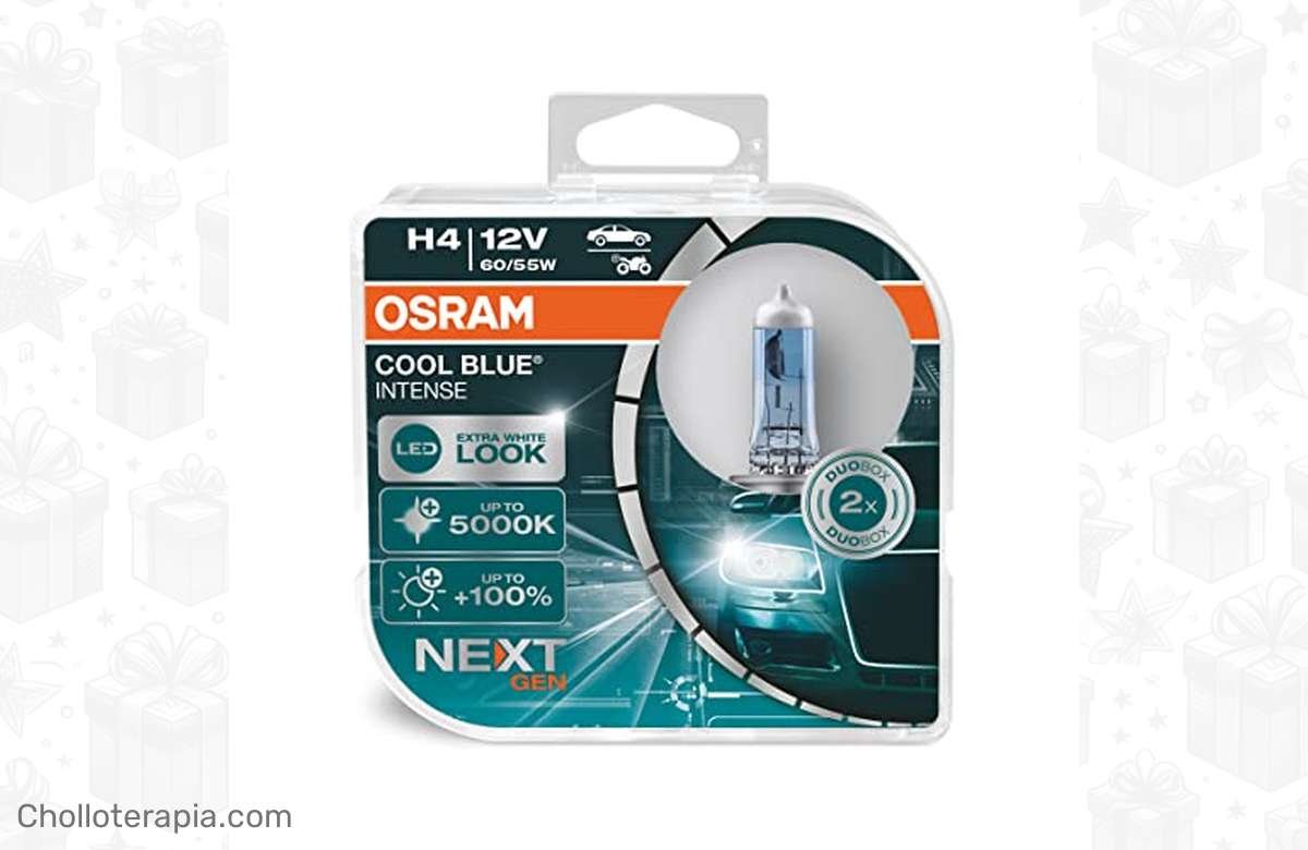 ¡No te quedes a oscuras! Potencia tus luces con OSRAM COOL BLUE INTENSE H4 ¡Oferta exclusiva!