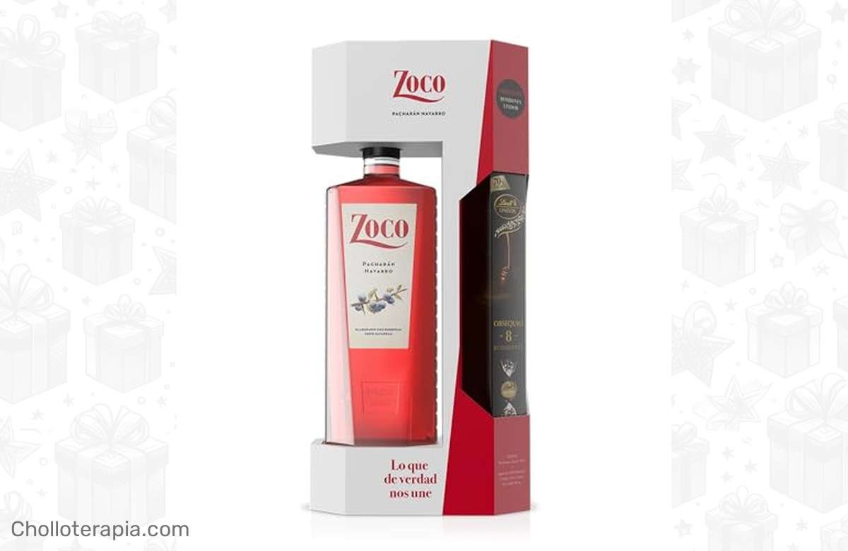 ¡No te quedes sin el Zoco Pacharán Navarro con estuche de bombones Lindt! ¡Imperdible ganga de 1000 ml!