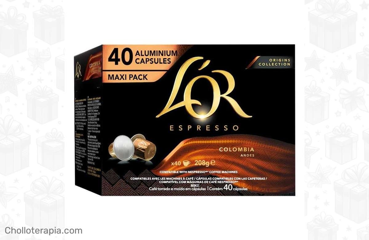 ¡No te quedes sin tu café favorito! Nespresso Colombia Andes LOR Origins Collection: 40 cápsulas Maxi Pack a precio irresistible