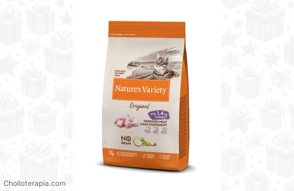 ¡Oferta bomba! Ahorra un montón en el pienso Nature’s Variety para gatos esterilizados de 7kg con pavo deshuesado