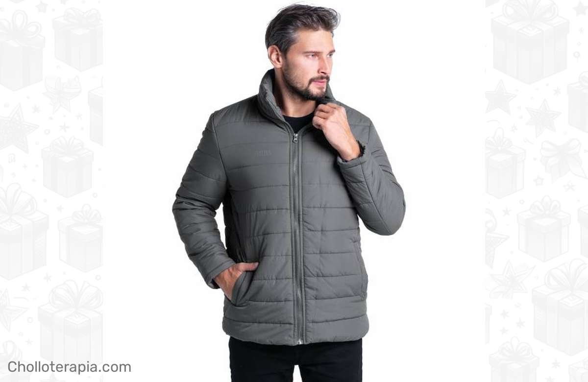 ¡Oferta bomba! Chaquetón Tignes Hombre gris a precio mínimo ¡No te lo pierdas!