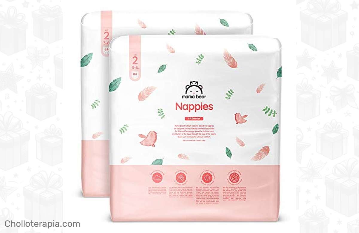 ¡Oferta increíble! Mama Bear pañales premium – Talla 2, 168 Unidades a precio de locura