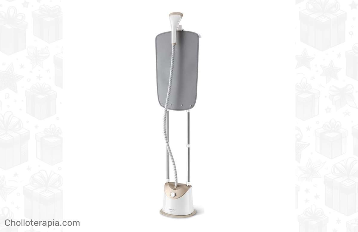 ¡Oferta increíble! Plancha vertical Philips Easy Touch GC488/60 con 5 posiciones de vapor ¡No te la pierdas!