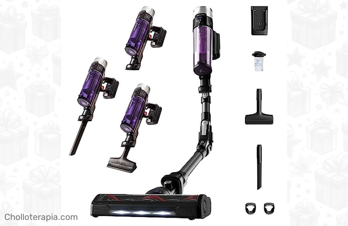 ¡Oferta única! Aspirador escoba Rowenta Xforce Flex 9.60 Allergy con un 20% de descuento. ¡No te lo pierdas!