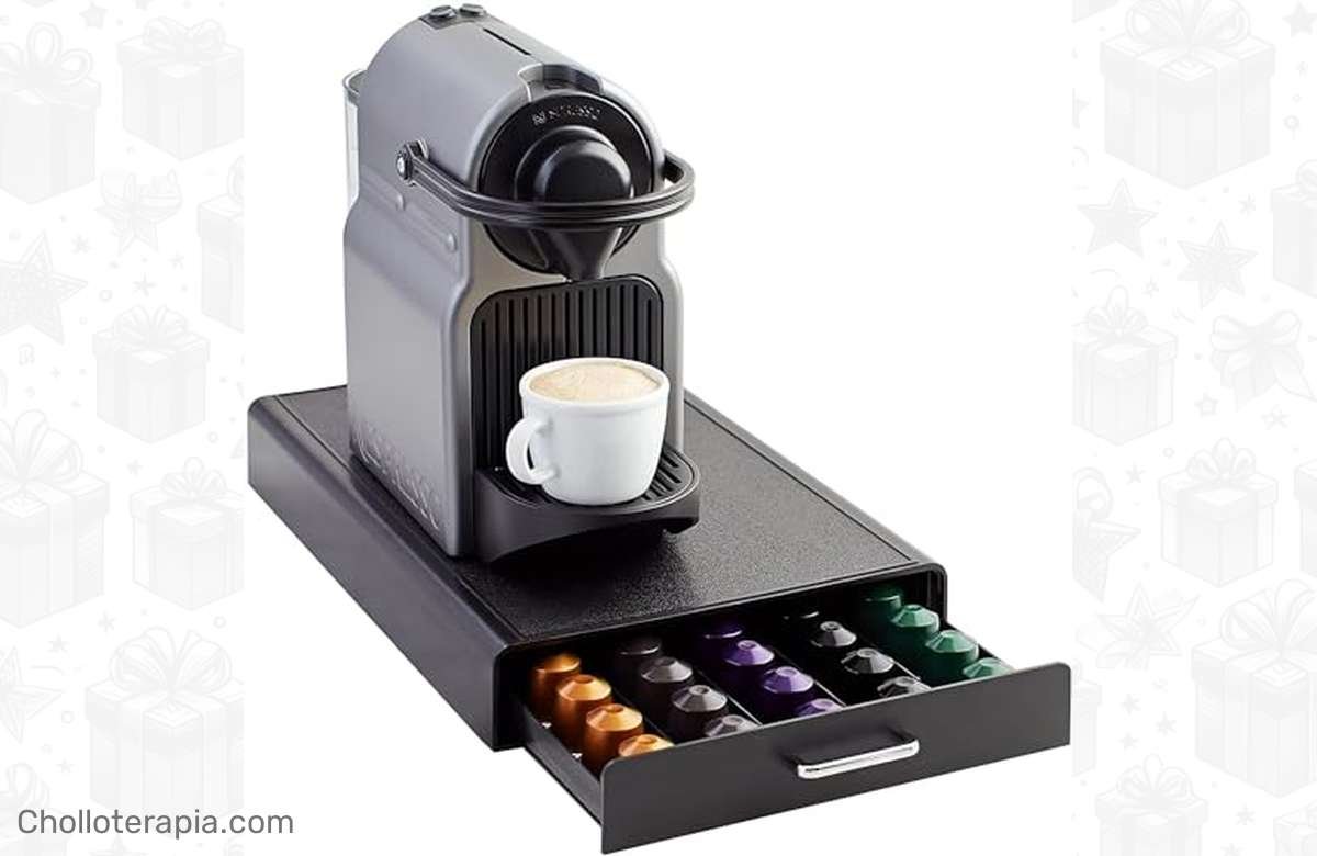 ¡Oferta única! Cajón de plástico para cápsulas Nespresso OriginalLine a precio de ganga. ¡No te lo pierdas!