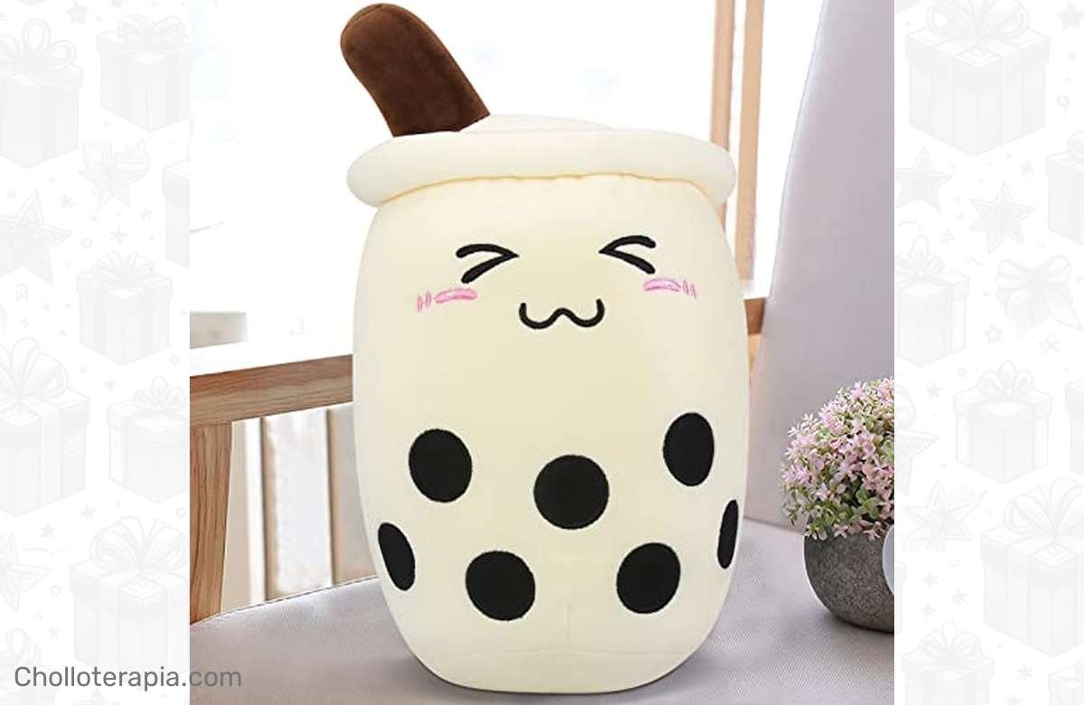 ¡Oferta única! Cojín de peluche Bubble Tea de 35cm, ¡consíguelo ya!