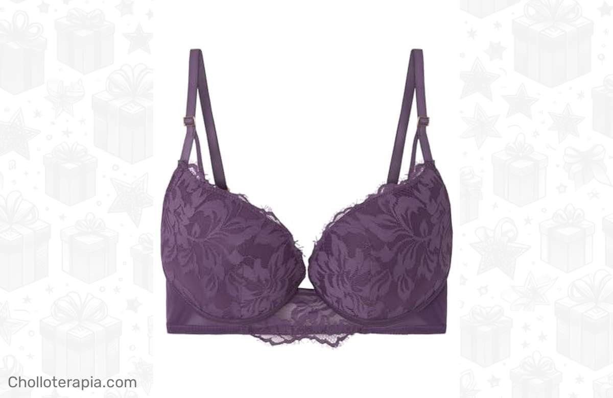 ¡Oferta única! ¡Sujetador Push up Morado Women Secret a precio de locura!