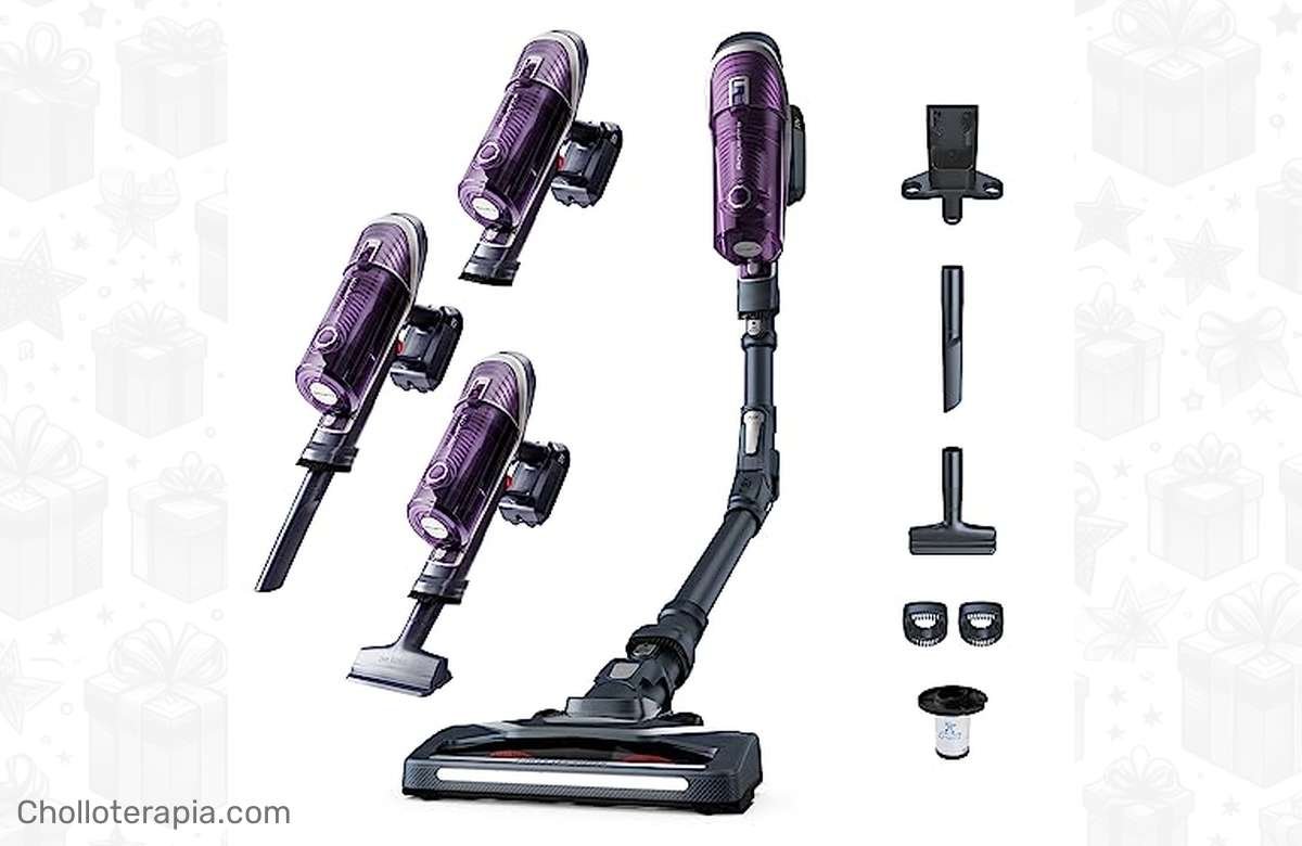 ¡Potencia extrema! Aprovecha la oferta de la aspiradora Rowenta XForce Flex 8.60 con sistema led y batería extraíble.