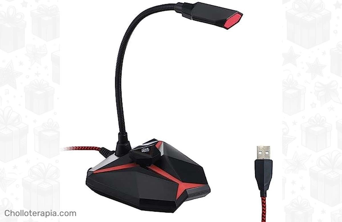¡Potencia tu juego con un micrófono USB al 50% de descuento!