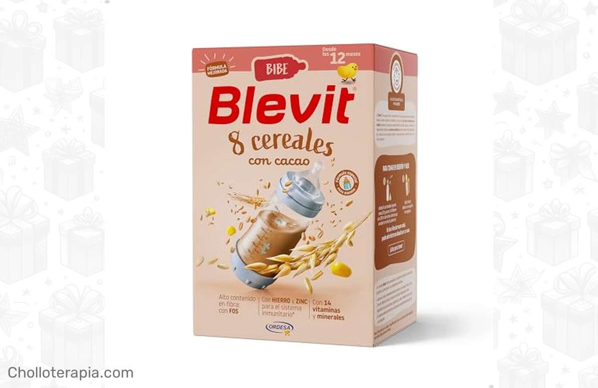 ¡Prueba Blevit Bibe 8 Cereales con Cacao para bebés y dale sabor a su día!