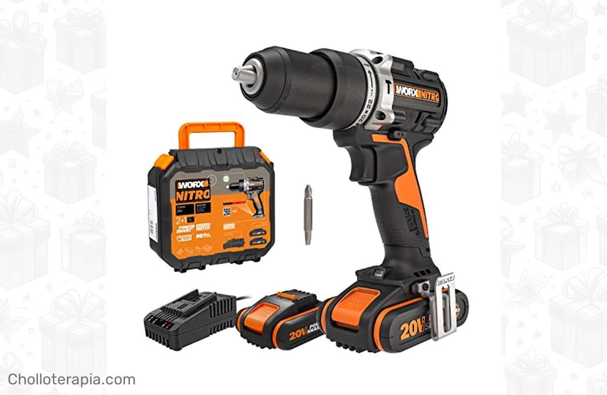 ¡Renueva tus herramientas con el taladro percutor Worx WX352!
