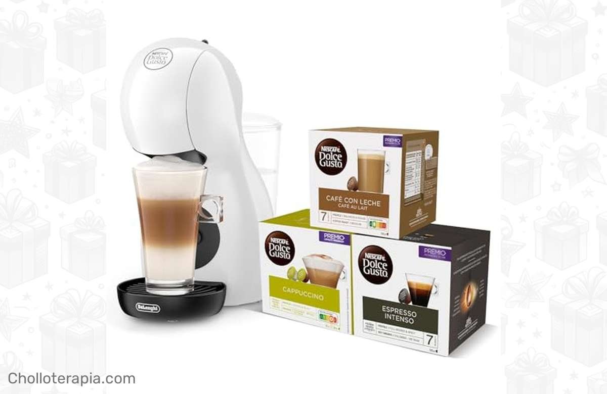 ¡Sabor y comodidad en una sola cafetera! Adquiere la Dolce Gusto De’Longhi Nescafé Piccolo XS EDG110.WB con 3 paquetes de cápsulas incluidos. ¡Llévatela ya!