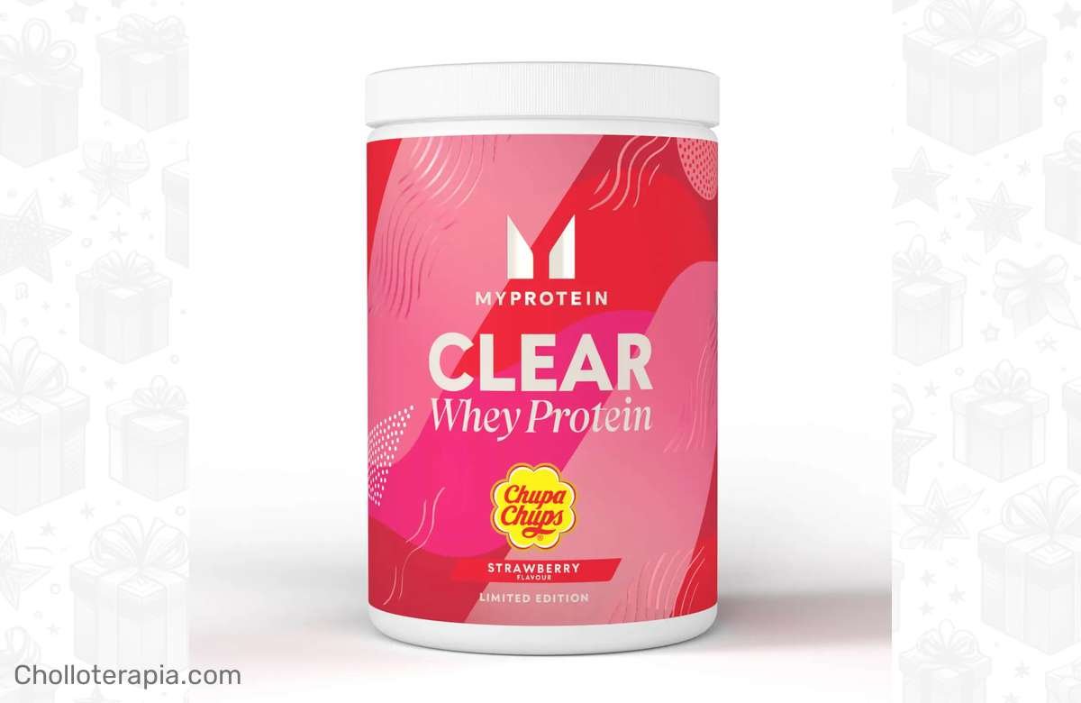 ¡Saborea la deliciosa fusión de Chupa Chups® y Clear Whey en nuestra oferta única y económica!