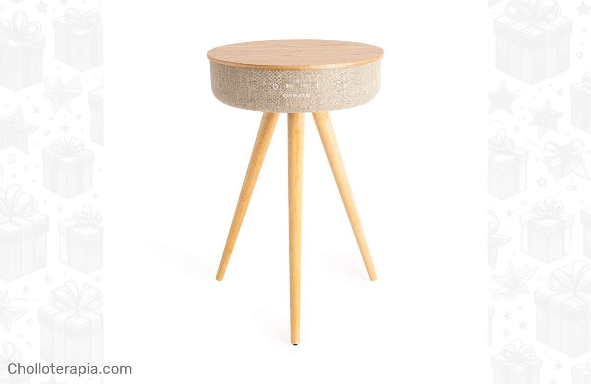 ¡Sorpréndete con la potencia de este altavoz bluetooth 360°!