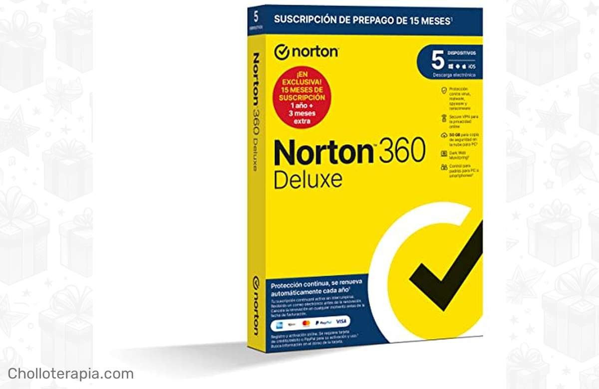 Asegura tus dispositivos con Norton 360 Deluxe 2024. ¡No te pierdas esta oferta única!