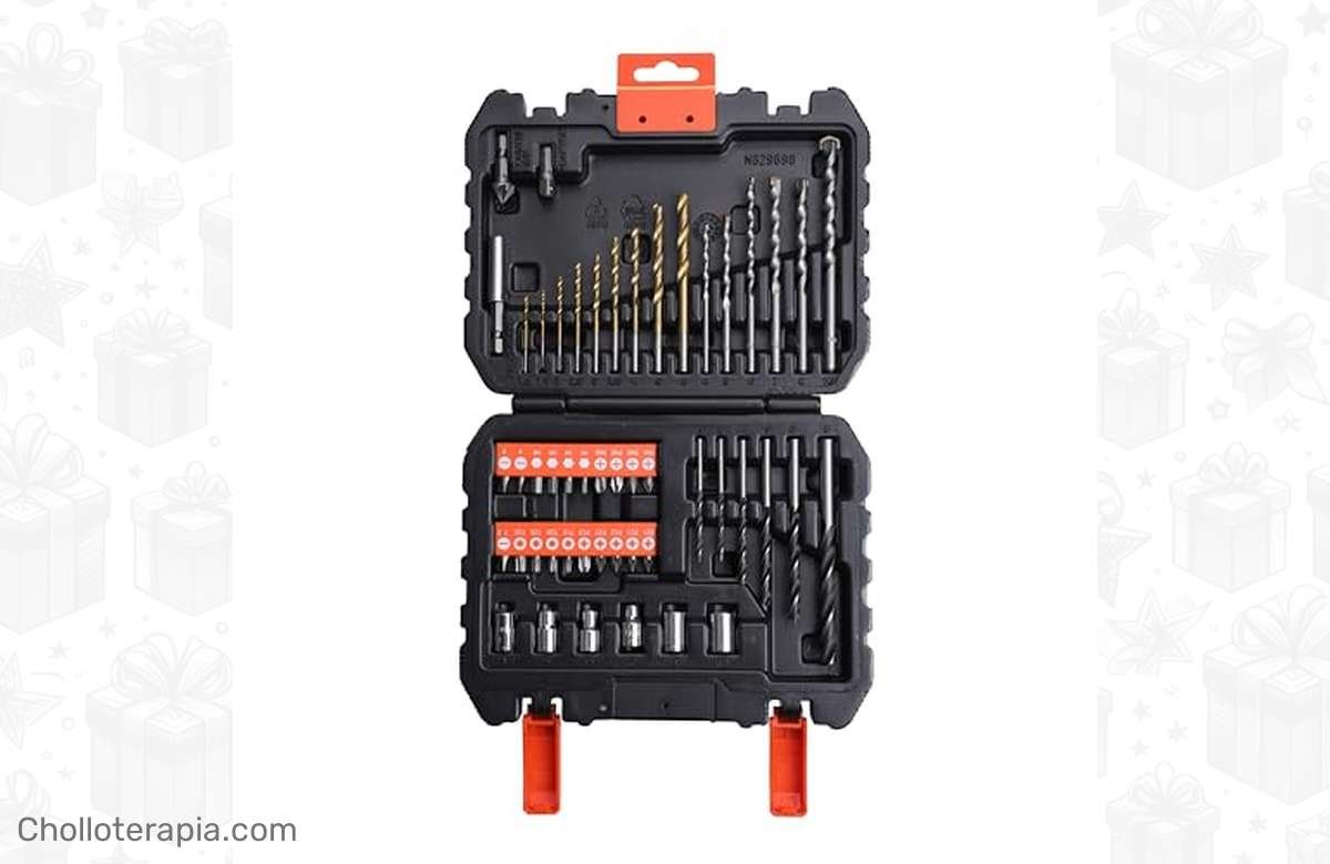 Descuento increíble en Set de 50 piezas BLACK+DECKER para atornillar y taladrar. ¡No te quedes sin el complemento ideal para tus herramientas!