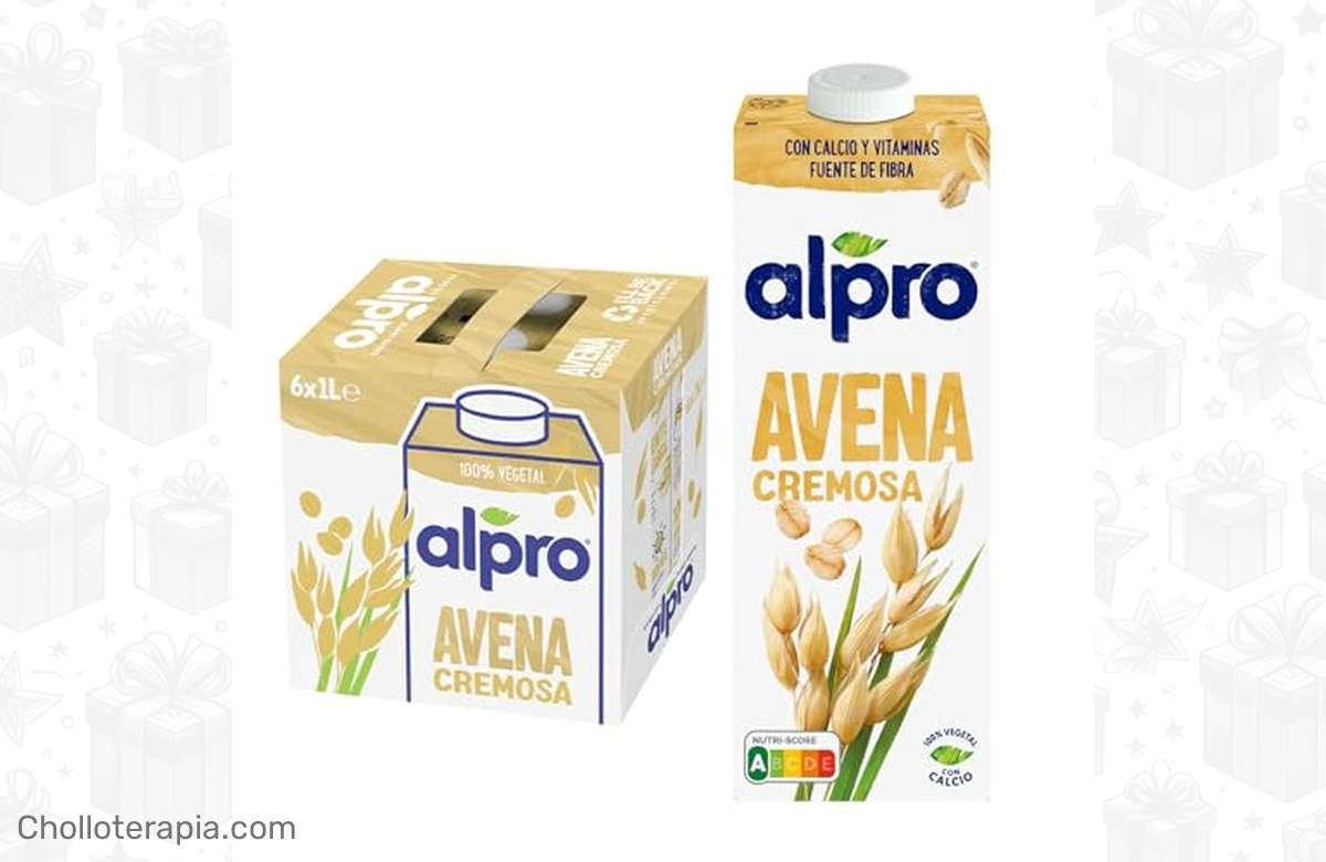 No te pierdas esta ganga: Alpro Bebida Vegetal de Avena 6x1L a precio de regalo