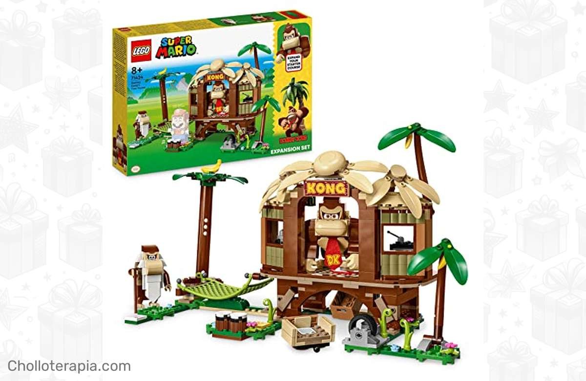 No te quedes sin tu Set de Expansión Casa del Árbol de Donkey Kong LEGO Super Mario. ¡Aprovecha el descuento ahora!