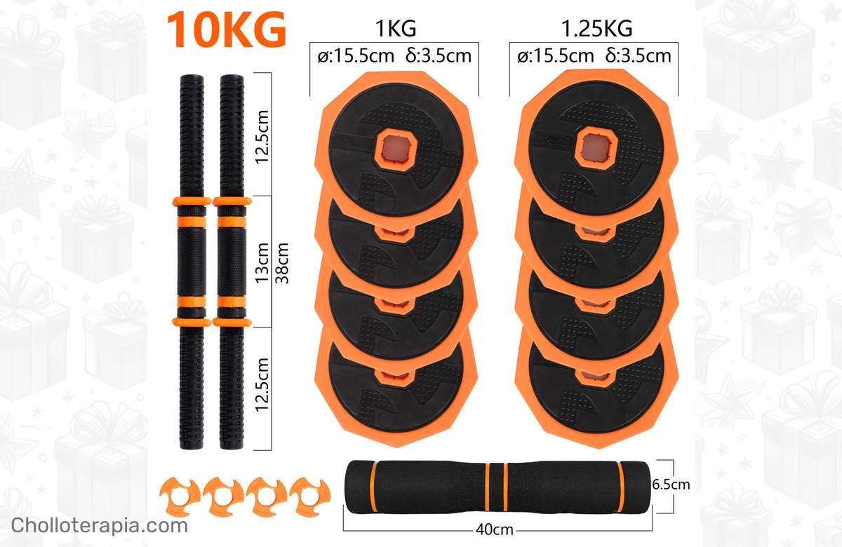 Ponte en forma con las mancuernas ajustables más versátiles del mercado: ¡Oferta única para un entrenamiento completo!