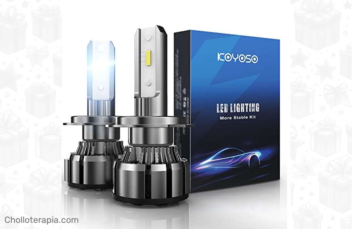 Potencia la iluminación de tu coche con las bombillas LED H7 de KOYOSO, ¡la ganga que necesitas!