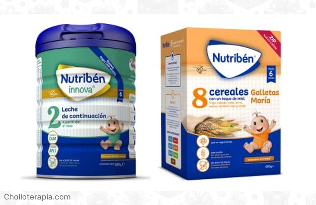 ¡Ahorra con este pack Nutriben! Leche Innova 2 + Papilla 8 Cereales con Miel y Galletas. ¡No te lo pierdas!