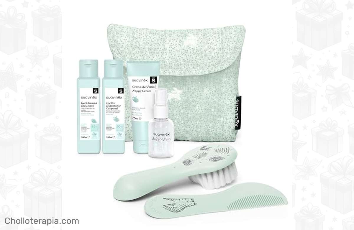 ¡Ahorra dinero con este neceser de viaje Suavinex para tu bebé recién nacido! ¡No lo dejes escapar!