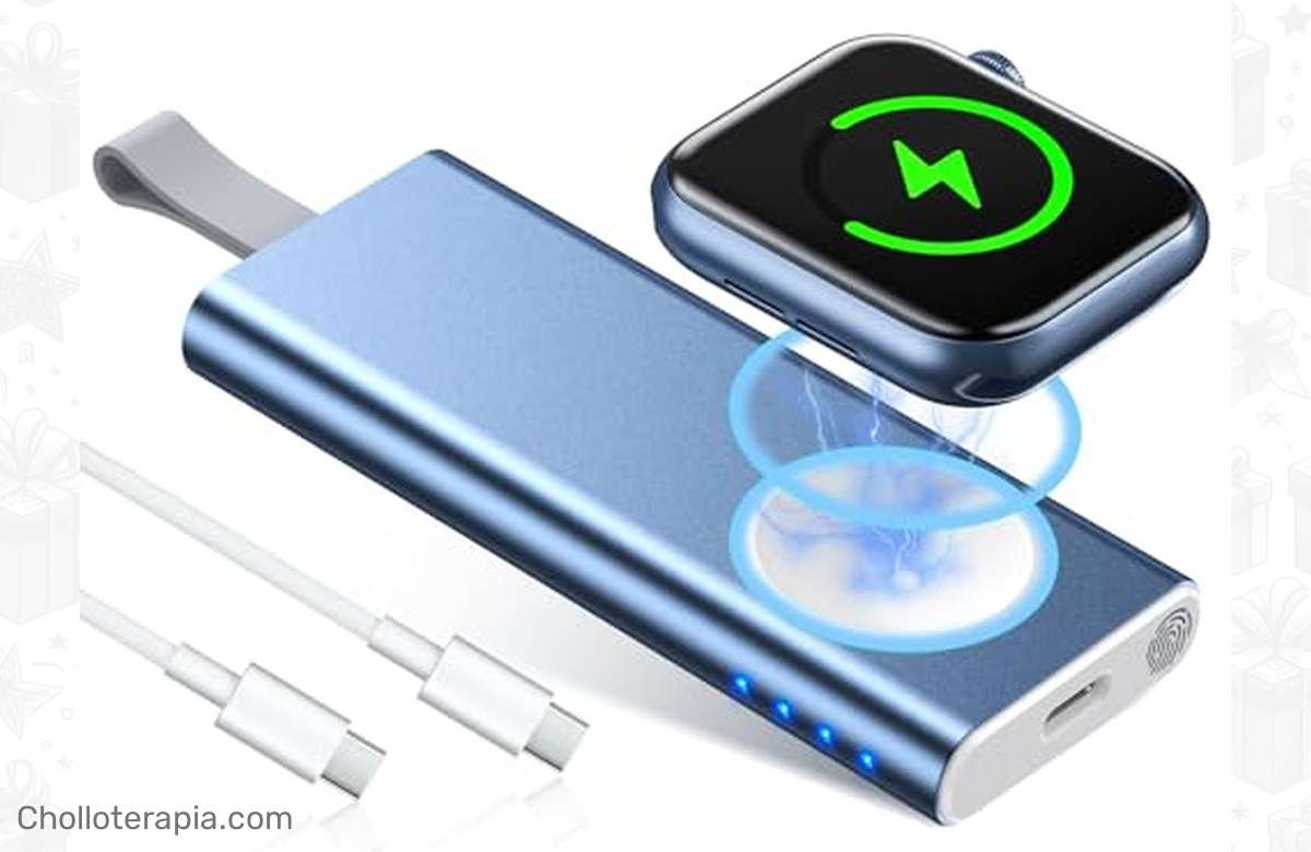 ¡Ahorra un 35% en cargador para Apple Watch! ¡Carga rápida y portátil con indicadores LED! ¡No te quedes sin batería en tu iWatch!