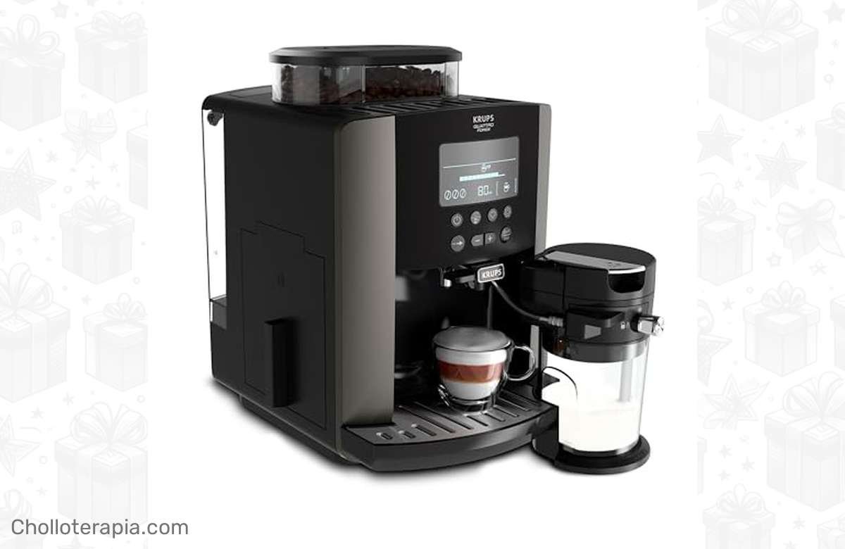 ¡Ahorra y disfruta del mejor café con la cafetera Krups Quattro Force! ¡No te quedes sin el tuyo!