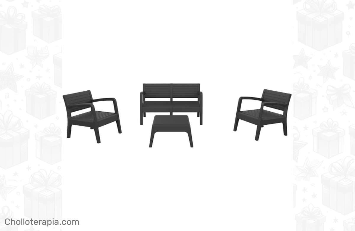 ¡Aprovecha ya! Conjunto de Jardín: Mesa, Sillas y Sofá en Valencia a precio de infarto