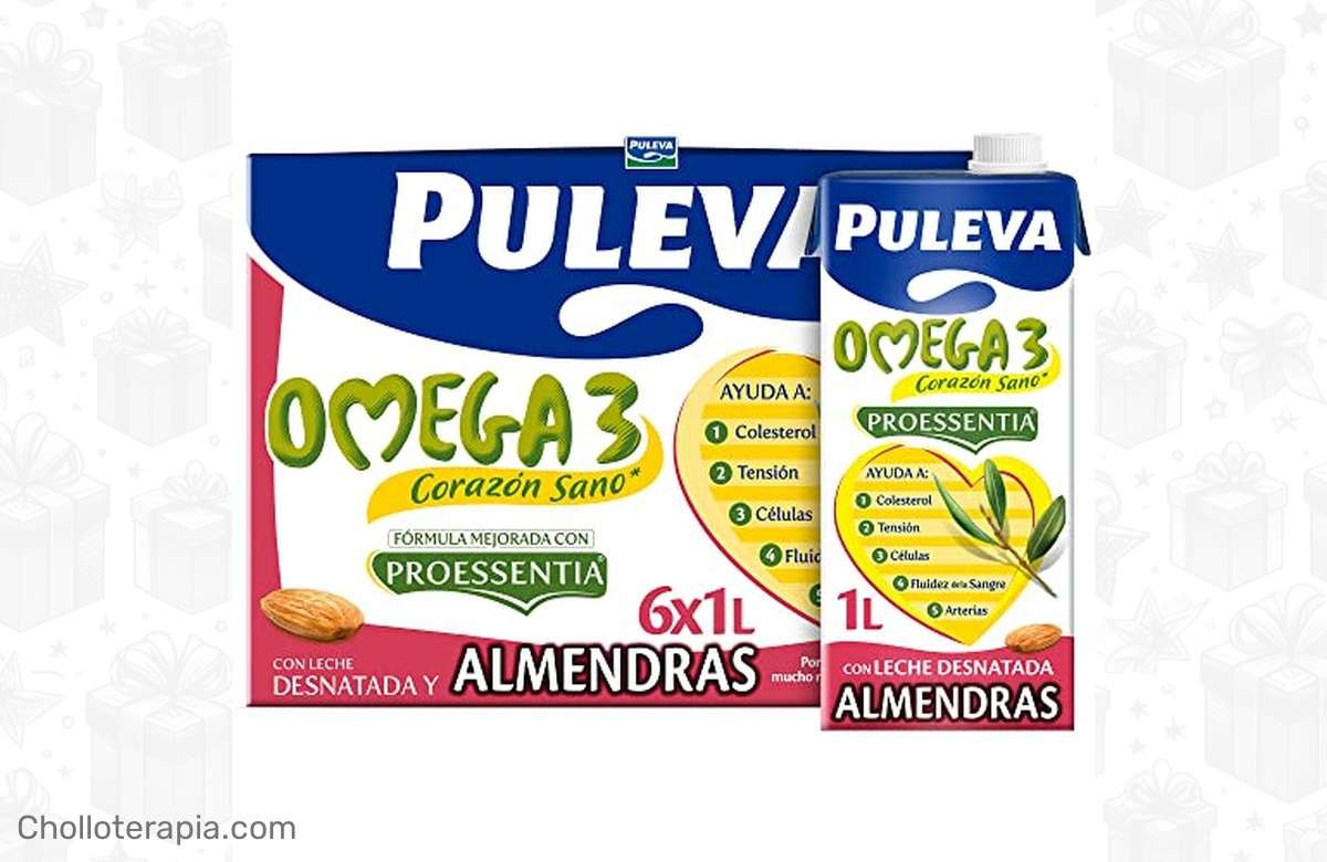 ¡Aprovecha ya! Puleva Omega 3 con Almendra Pack 6 x 1L a precio de locura. ¡No te lo puedes perder!